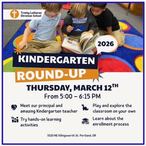 TRINITY'S KINDERGARTEN ROUND-UP