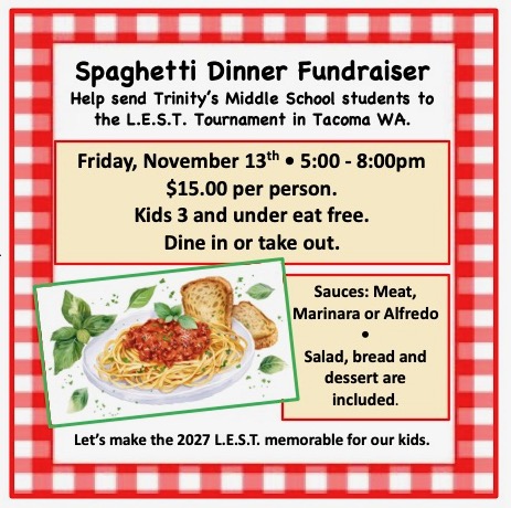 Spaghetti Dinner Fundraiser