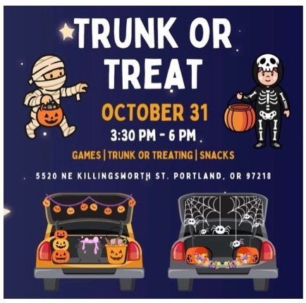 Trinity's Trunk or Treat Evening!